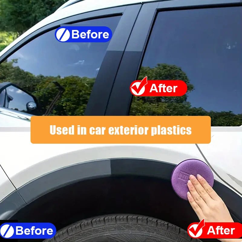 Car Plastic Restorer Back To Black Gloss Auto Interior Leather & Panel Renewal Wax Coating Agent Auto Polish And Repair Coating - PCWLDASHRES