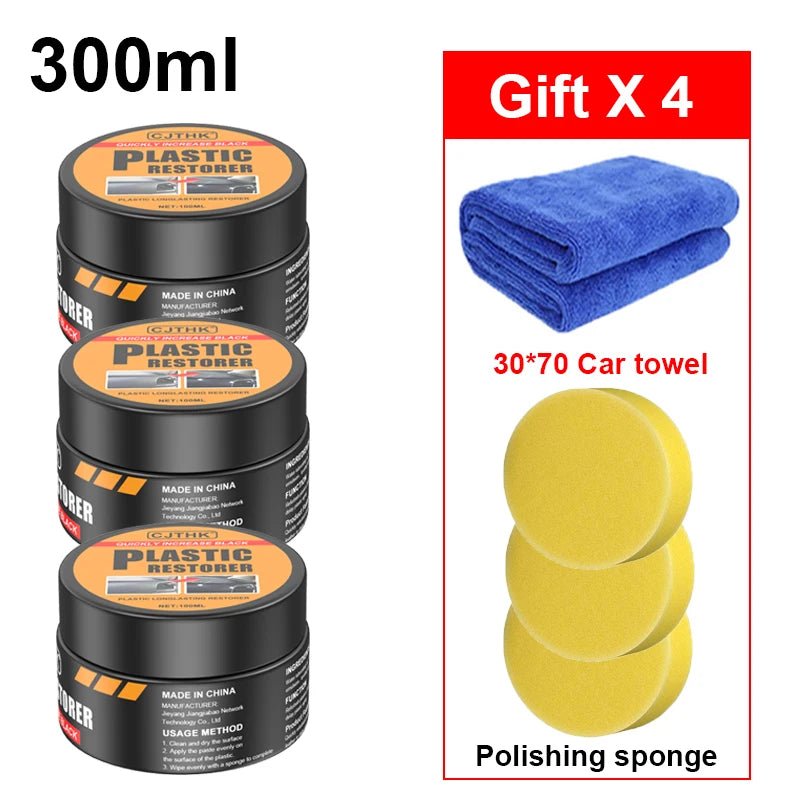 Car Plastic Restorer Back To Black Gloss Auto Interior Leather & Panel Renewal Wax Coating Agent Auto Polish And Repair Coating - PCWLDASHRES