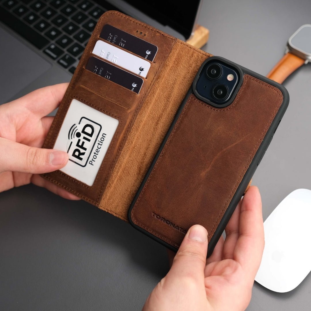 Casper iPhone 16 Wallet Case Leather MagSafe - PCWLDASHRES