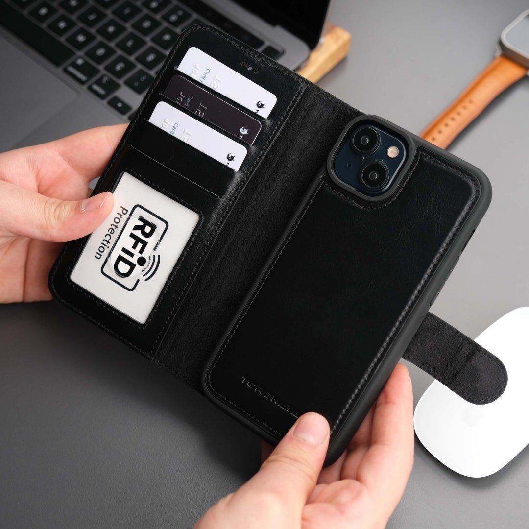 Casper iPhone 16 Wallet Case Leather MagSafe - PCWLDASHRES