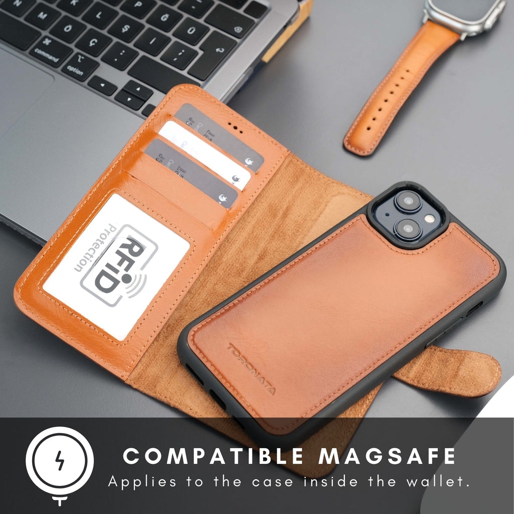 Casper iPhone 16 Wallet Case Leather MagSafe - PCWLDASHRES
