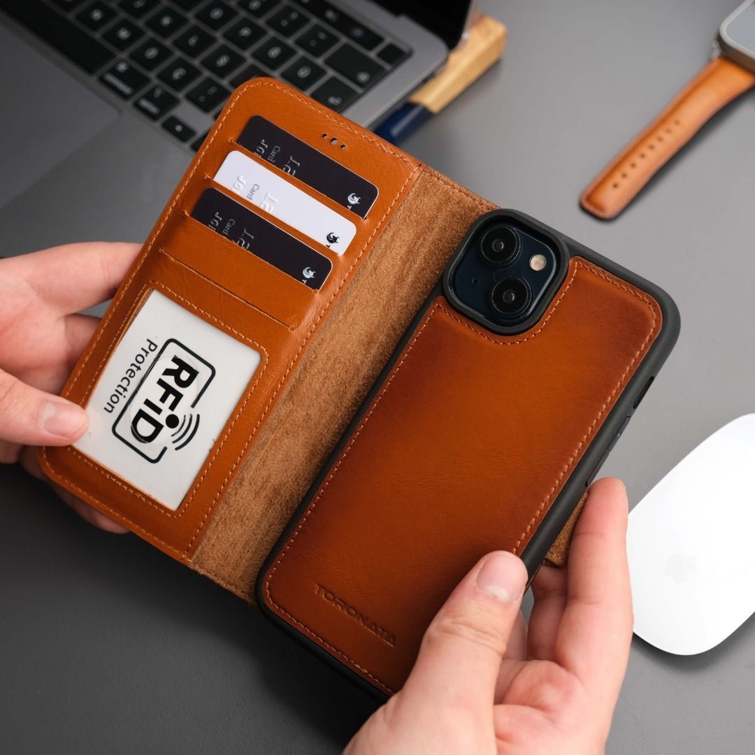 Casper iPhone 16 Wallet Case Leather MagSafe - PCWLDASHRES
