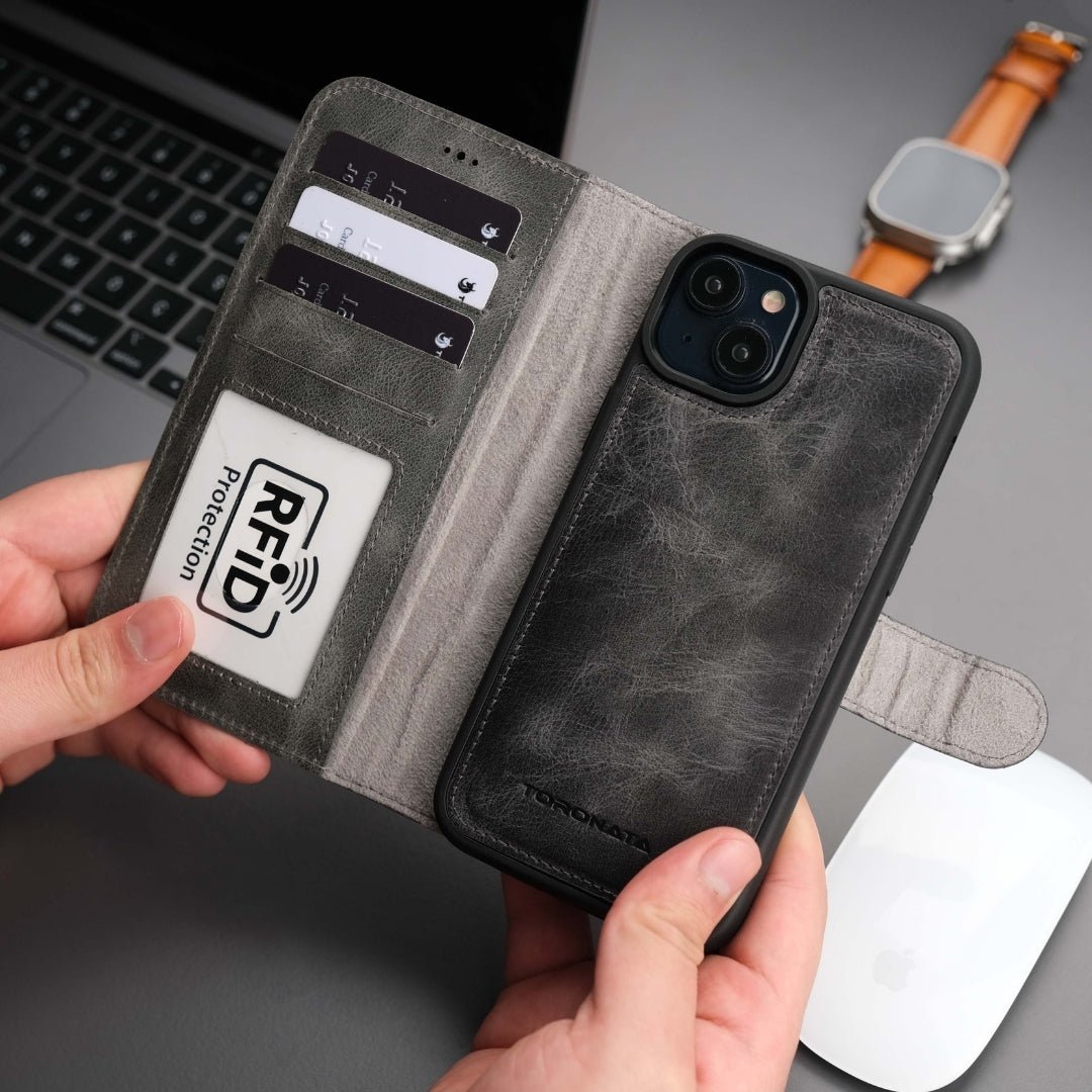 Casper iPhone 16 Wallet Case Leather MagSafe - PCWLDASHRES