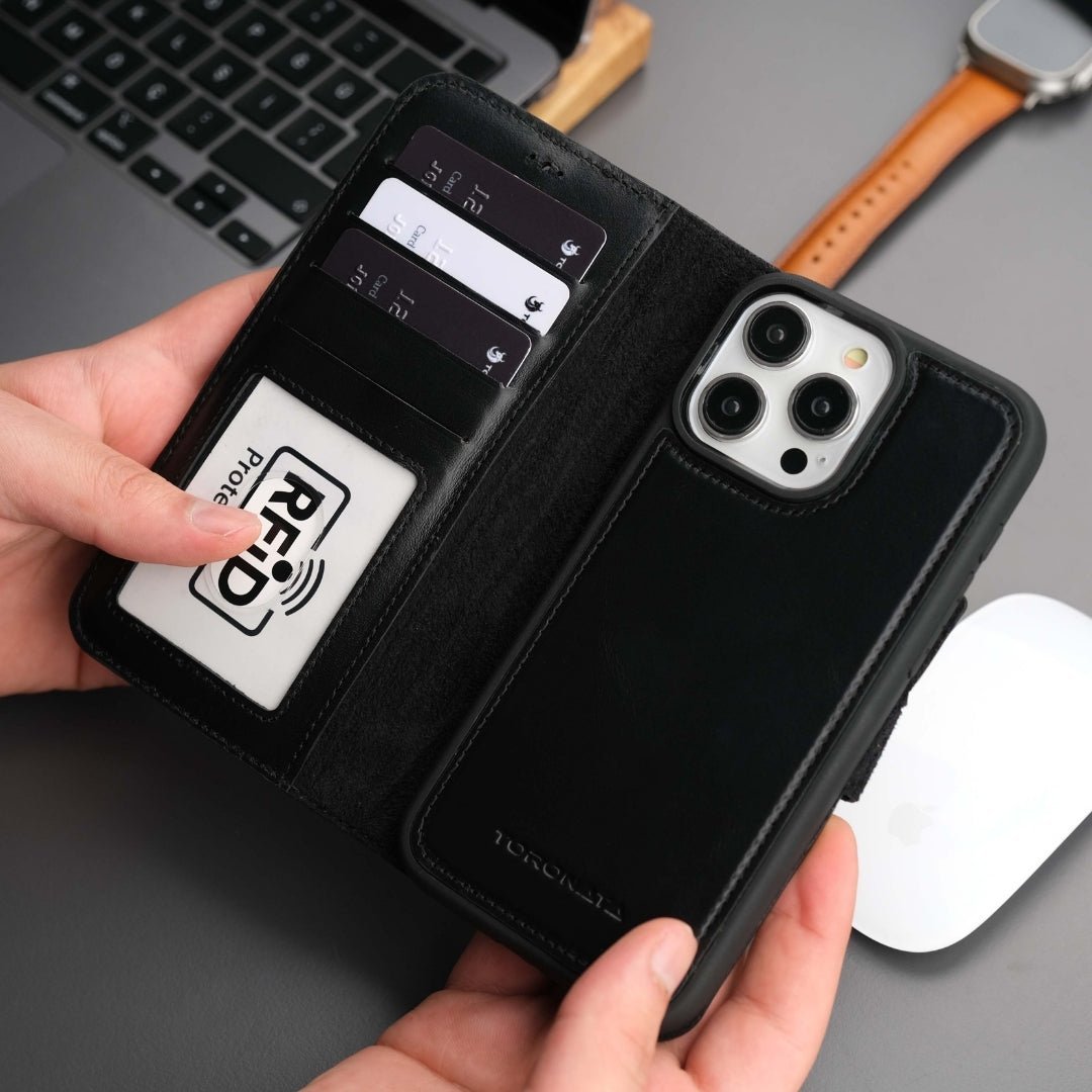Casper iPhone 17 Pro Max Leather Wallet Case – MagSafe Compatible - PCWLDASHRES