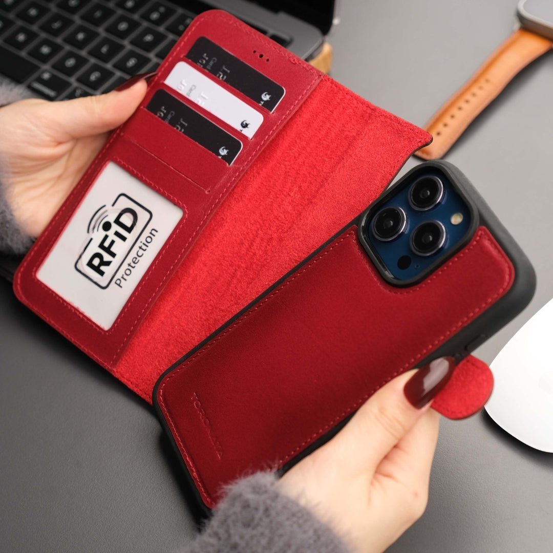 Casper iPhone 17 Pro Max Leather Wallet Case – MagSafe Compatible - PCWLDASHRES