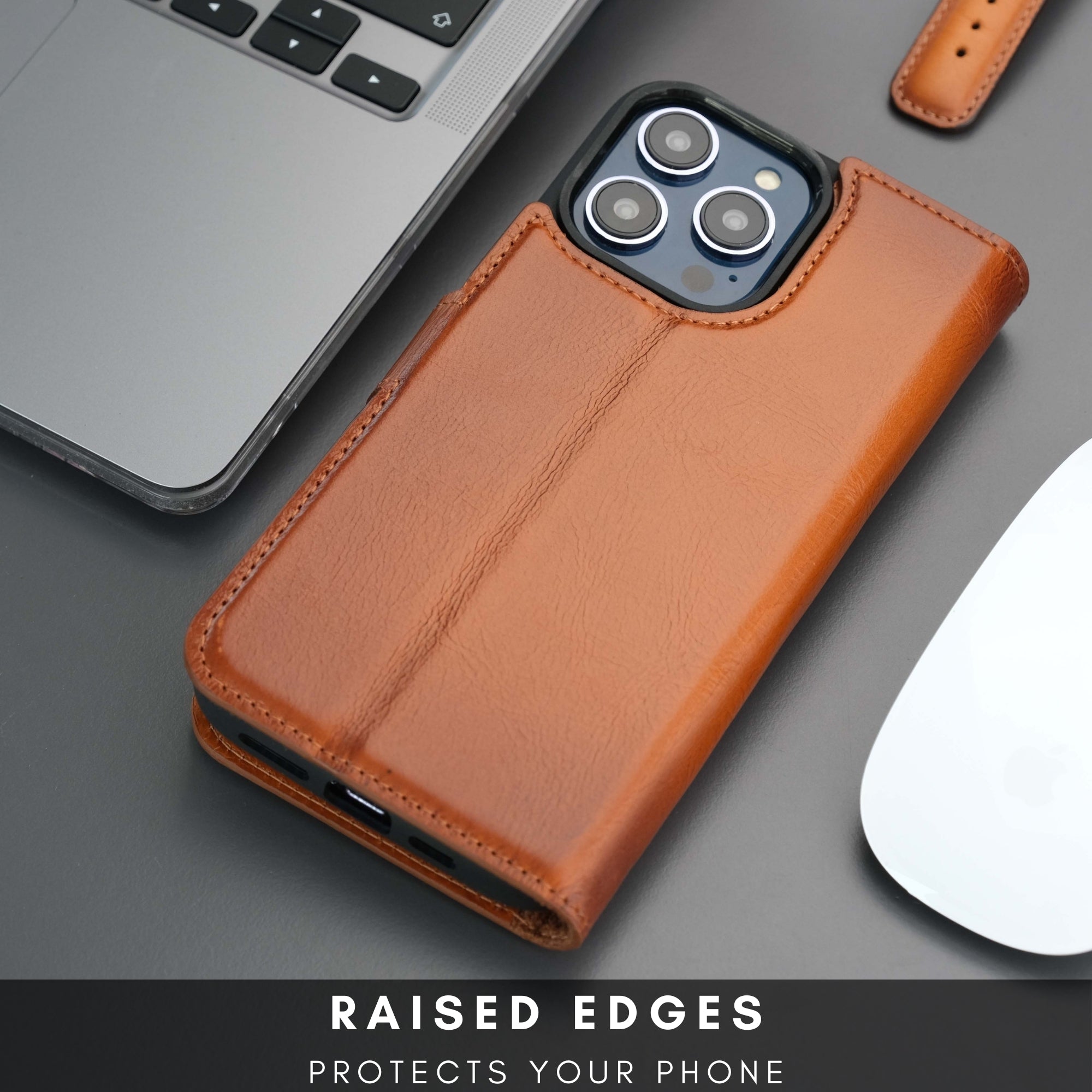 Casper iPhone 17 Pro Max Leather Wallet Case – MagSafe Compatible - PCWLDASHRES