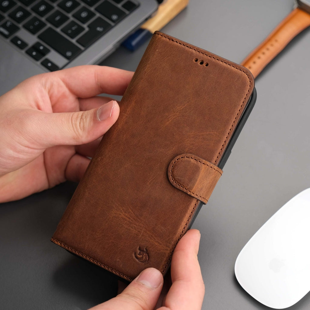 Casper Leather iPhone 14 Pro Wallet Case | MagSafe - PCWLDASHRES