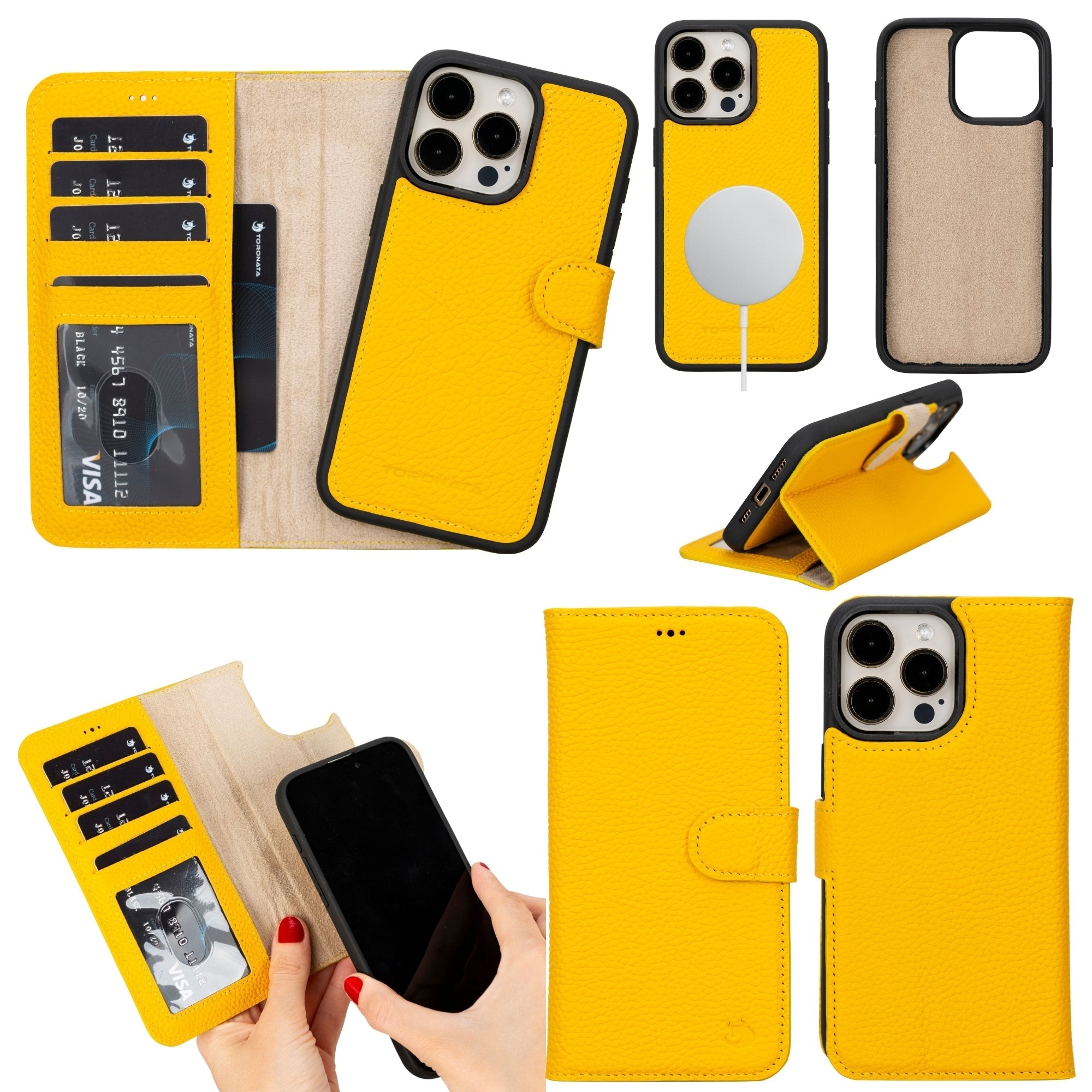 Casper Leather iPhone 14 Pro Wallet Case | MagSafe - PCWLDASHRES