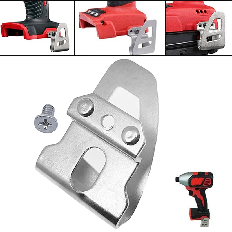Electric Drill Belt Clip Hook with Screw for Milwaukee 18V Cordless Impact Wrench Driver Drill Holder Power Tool Accessories