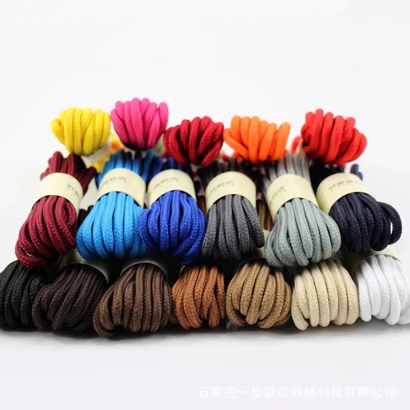 Classic Round Shoelaces Durable Polyester Solid Shoe laces Boot Laces for shoes Sneaker Shoelace 21 Colors 70/90/120/150cm 1Pair - PCWLDASHRES