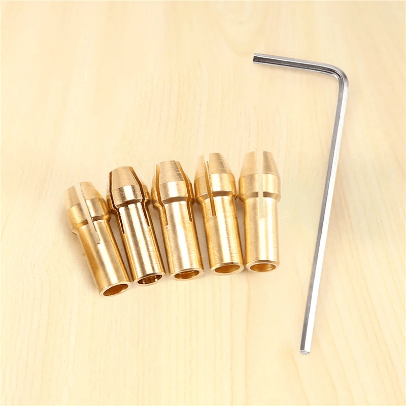 Classy - 3 Sets 0.5 - 3Mm Brass Drill Chuck Small Electric Drill Bit Collet Fit For Dremel Rotary Tools 3 Size - 2.0Mm 2.35Mm 3.17Mm - PCWLDASHRES