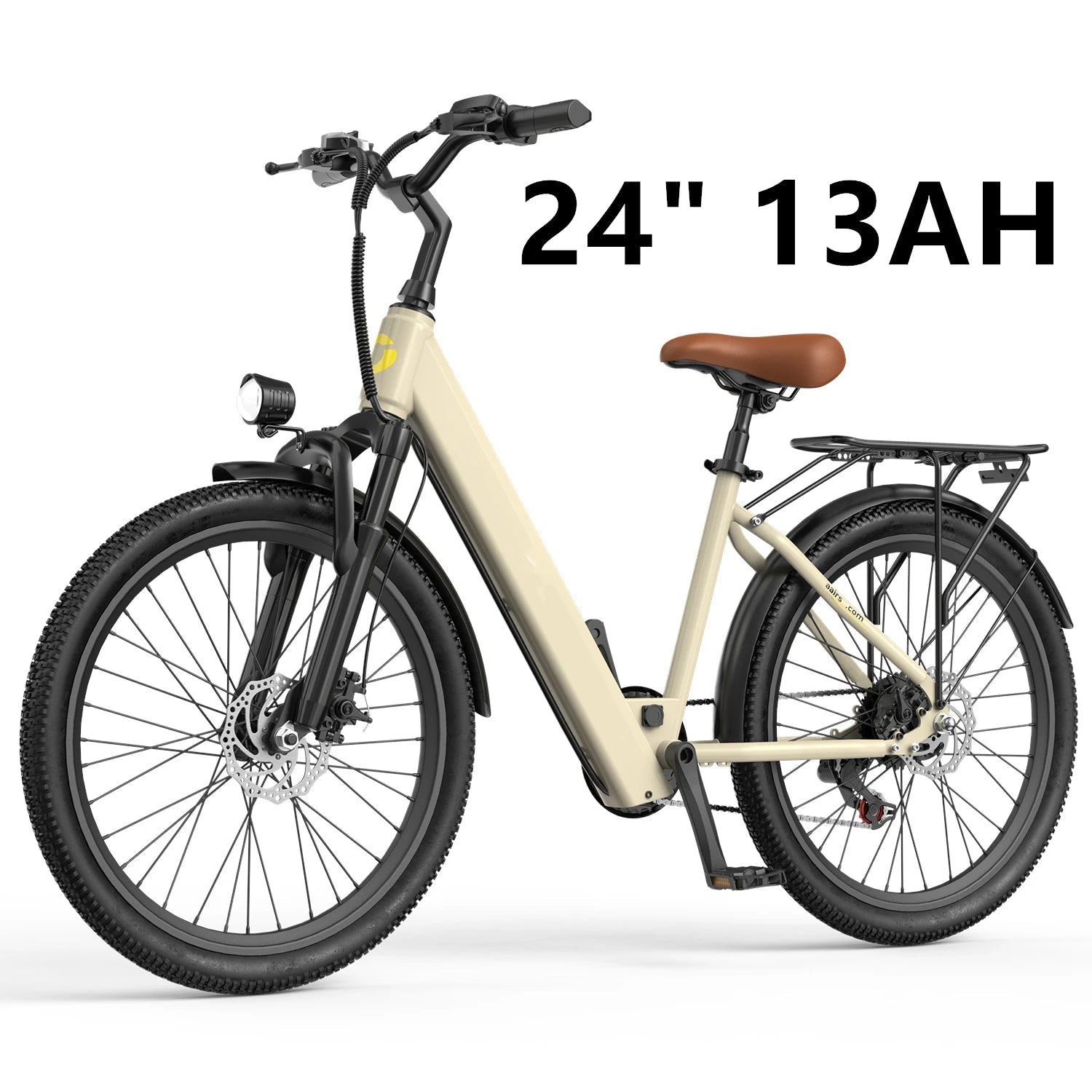 Commuter Electric Mountain Bike Electric Bicycles for Adults with 30 - Mile Range, 19 MPH, 500W Brushless Motor, 26" 24" Tires - PCWLDASHRES
