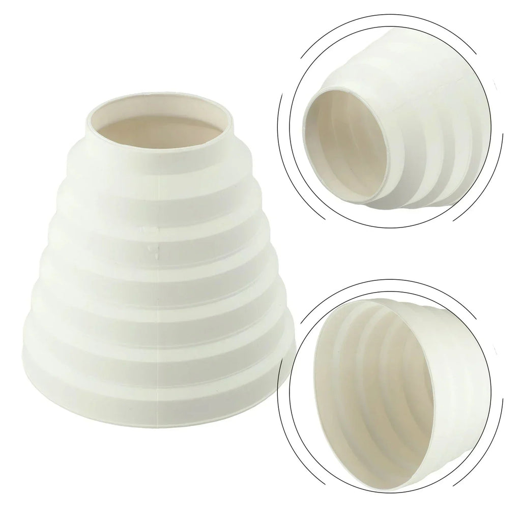 Cooker Hood Duct Reducer Extractor Fan Exhaust PVC Pipe 80 - 150mm Connector Conversion Ring Joint Reducing Ring Kitchen Supplies - PCWLDASHRES