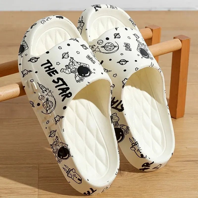 Cool Slippers For Men In Summer ,New Trendy Home, Soft Sole, Anti Slip EVA, Fashionable Couple, Wearing Slippers ForwomenZYT2311 - PCWLDASHRES