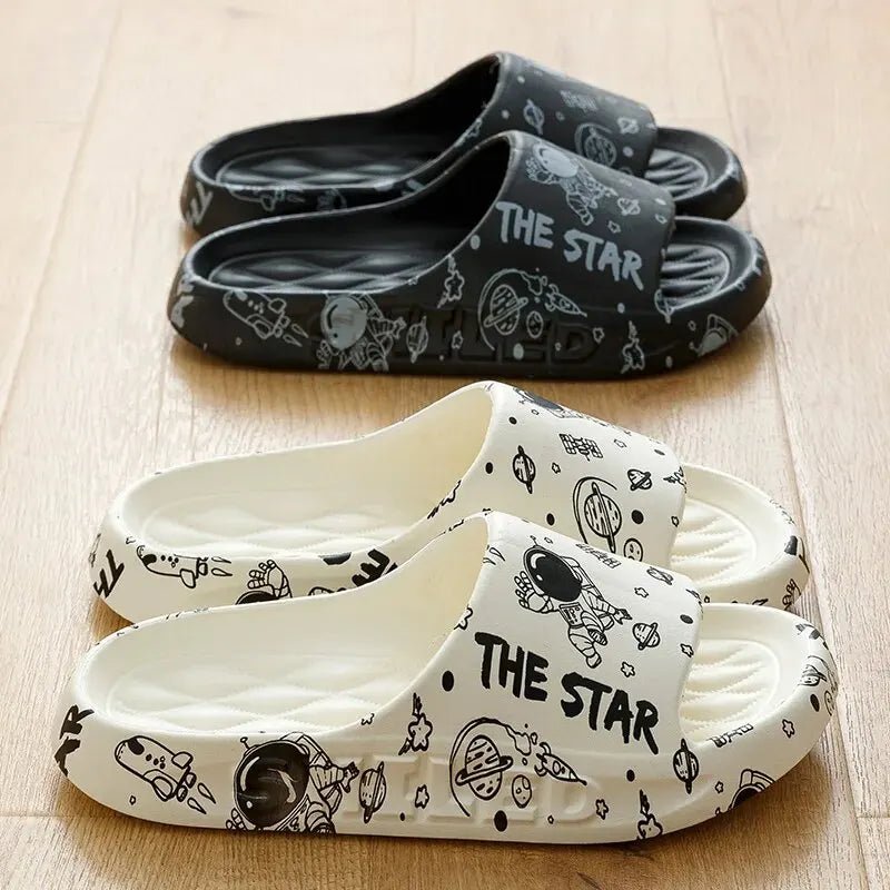 Cool Slippers For Men In Summer ,New Trendy Home, Soft Sole, Anti Slip EVA, Fashionable Couple, Wearing Slippers ForwomenZYT2311 - PCWLDASHRES