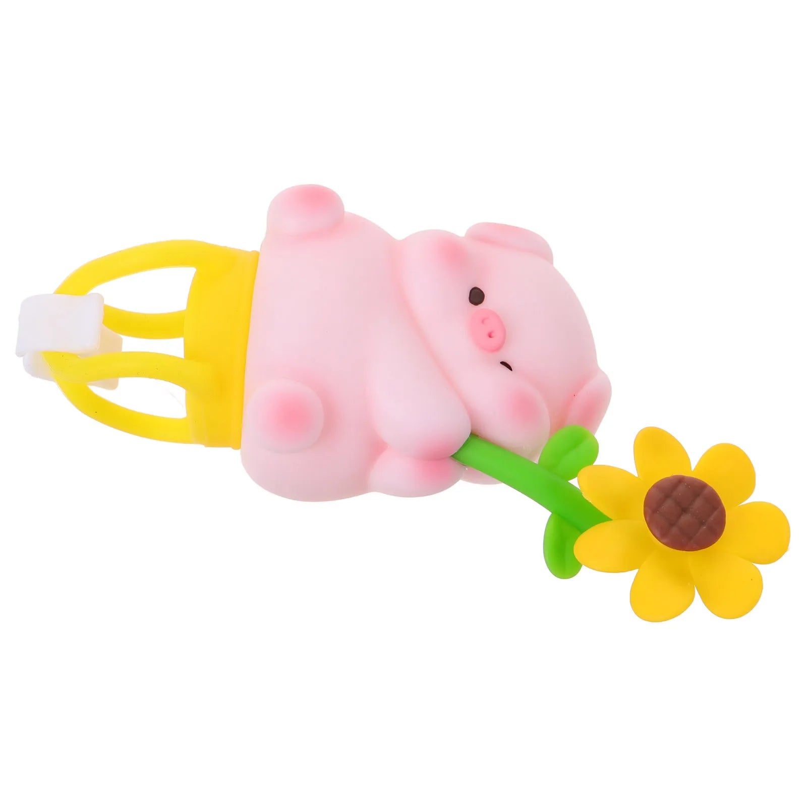 Cute Pig Decoration Motorcycle Ornament Pvc Resistant Fading Easy Install Adjustable Unique Charm Fun Bike Decor Adult - PCWLDASHRES