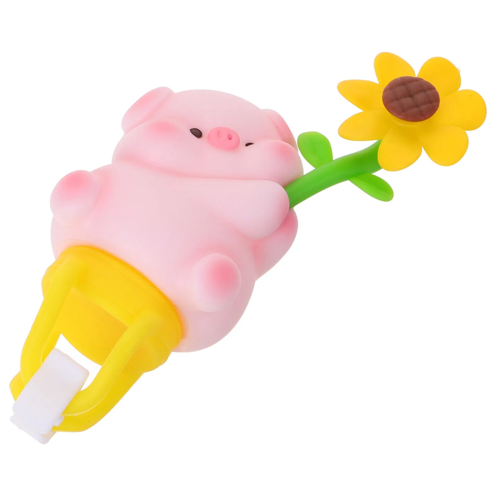 Cute Pig Decoration Motorcycle Ornament Pvc Resistant Fading Easy Install Adjustable Unique Charm Fun Bike Decor Adult - PCWLDASHRES