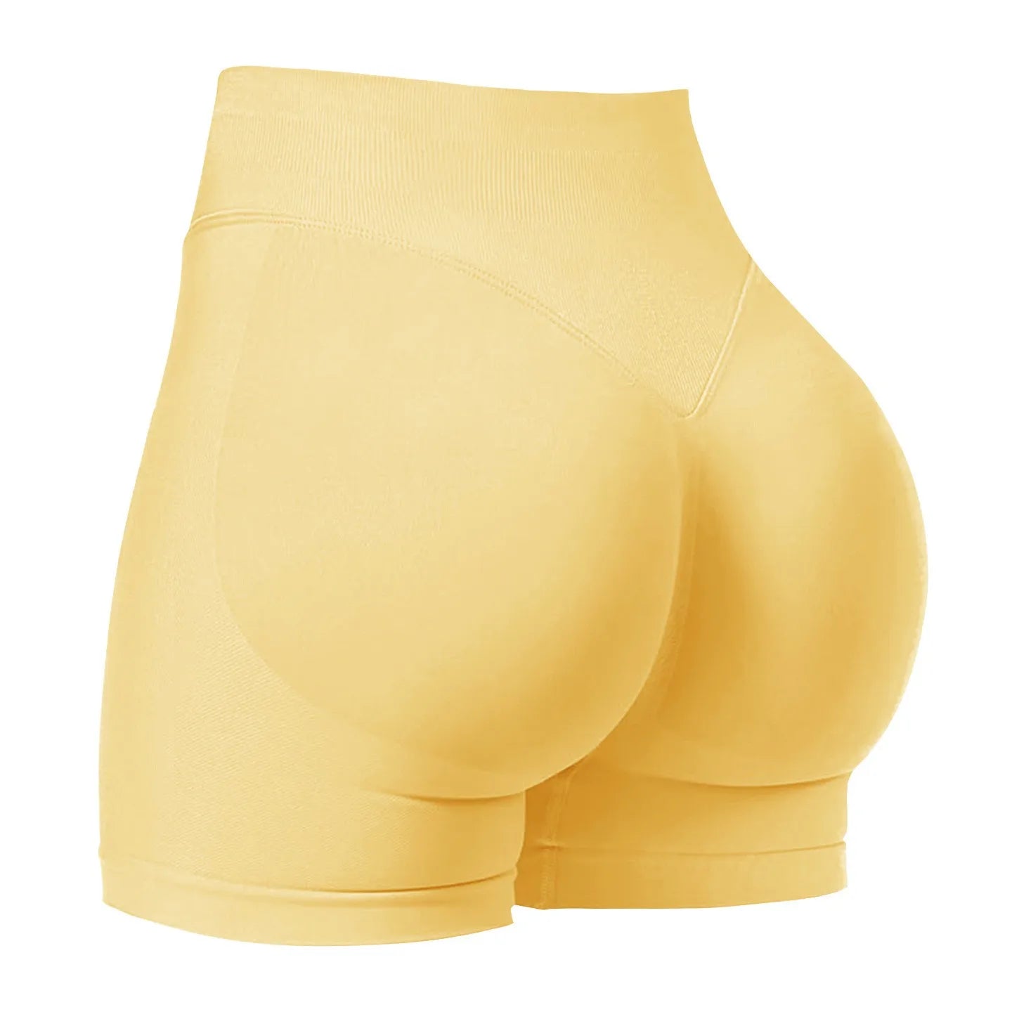 CZGUKE4.5''Shorts Seamless Low Ribbed Waistband Gym Shorts Scrunch Bum Yoga Shorts Booty High Stretch Running Bike Shorts - PCWLDASHRES