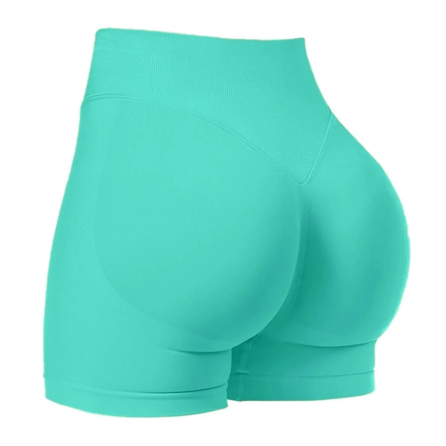 CZGUKE4.5''Shorts Seamless Low Ribbed Waistband Gym Shorts Scrunch Bum Yoga Shorts Booty High Stretch Running Bike Shorts - PCWLDASHRES