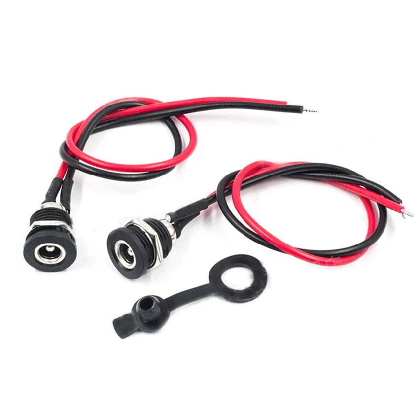 DC - 022D DC Power Socket Plug Interface Electric Vehicle Charging Dock Circular Hole 5.5x2.1Mm/ 5.5x2.5Mm - PCWLDASHRES