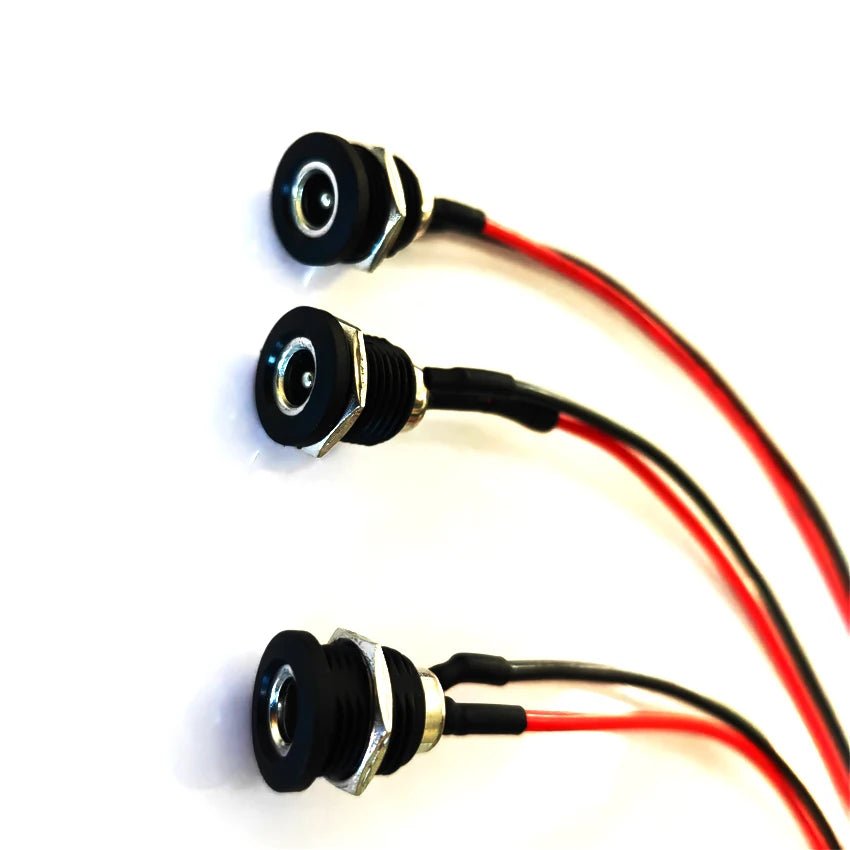 DC - 022D DC Power Socket Plug Interface Electric Vehicle Charging Dock Circular Hole 5.5x2.1Mm/ 5.5x2.5Mm - PCWLDASHRES