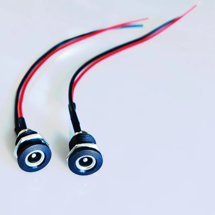 DC - 022D DC Power Socket Plug Interface Electric Vehicle Charging Dock Circular Hole 5.5x2.1Mm/ 5.5x2.5Mm - PCWLDASHRES