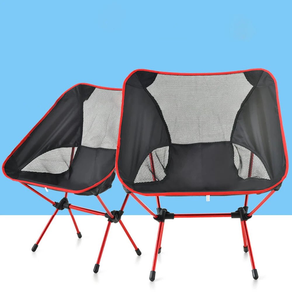 Detachable Portable Folding Moon Chair Outdoor Camping Chairs Beach Fishing Chair Ultralight Travel Hiking Picnic Seat Tools - PCWLDASHRES