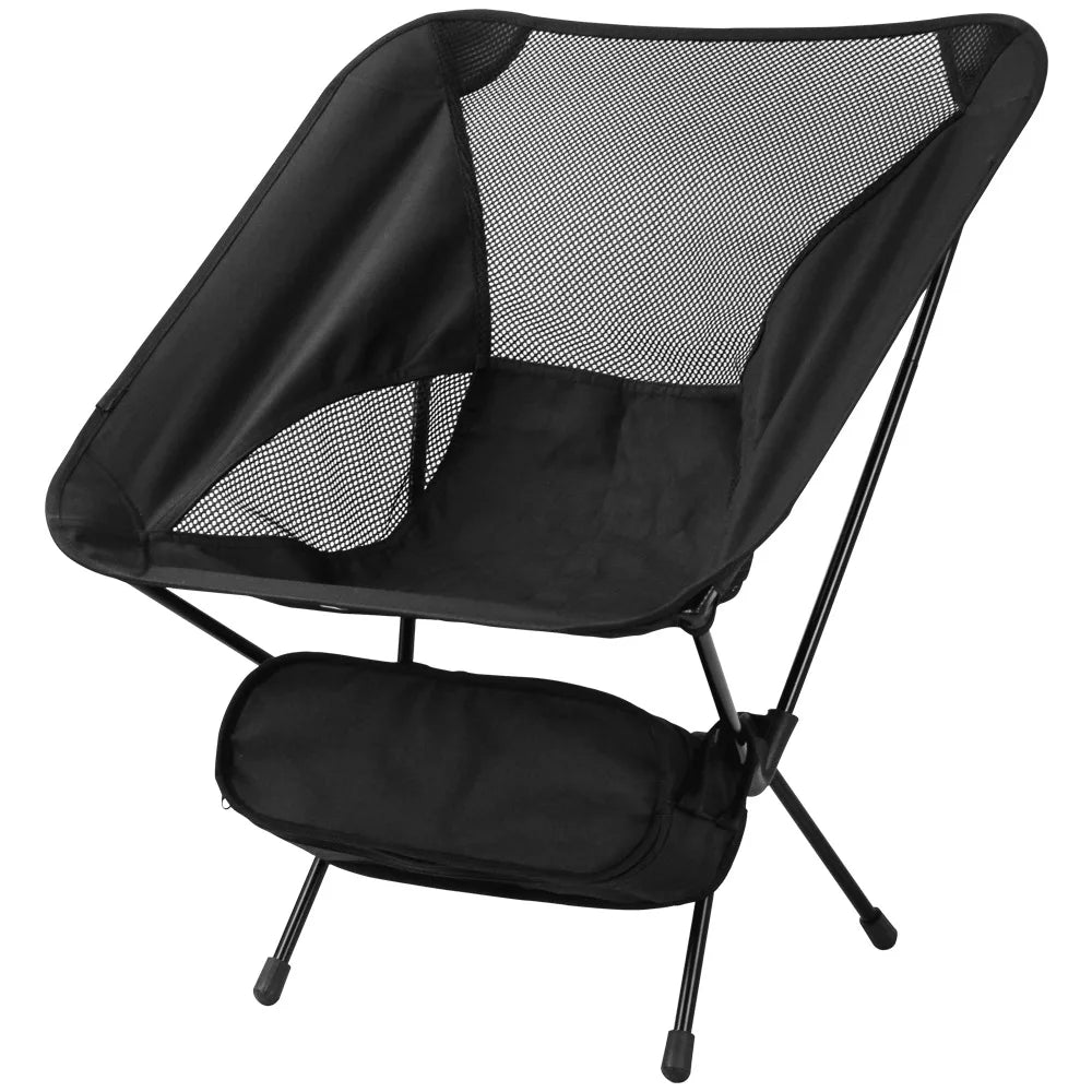 Detachable Portable Folding Moon Chair Outdoor Camping Chairs Beach Fishing Chair Ultralight Travel Hiking Picnic Seat Tools - PCWLDASHRES