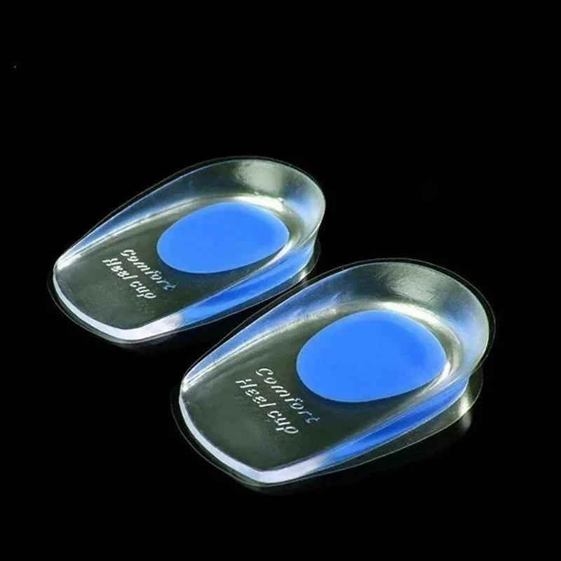 1Pair Spurs Pain Foot Shoe Insoles Silicone Gel Orthopedic Insole for Feet Height Increasing Shoe Pads Shock Absorbing Shoe Sole