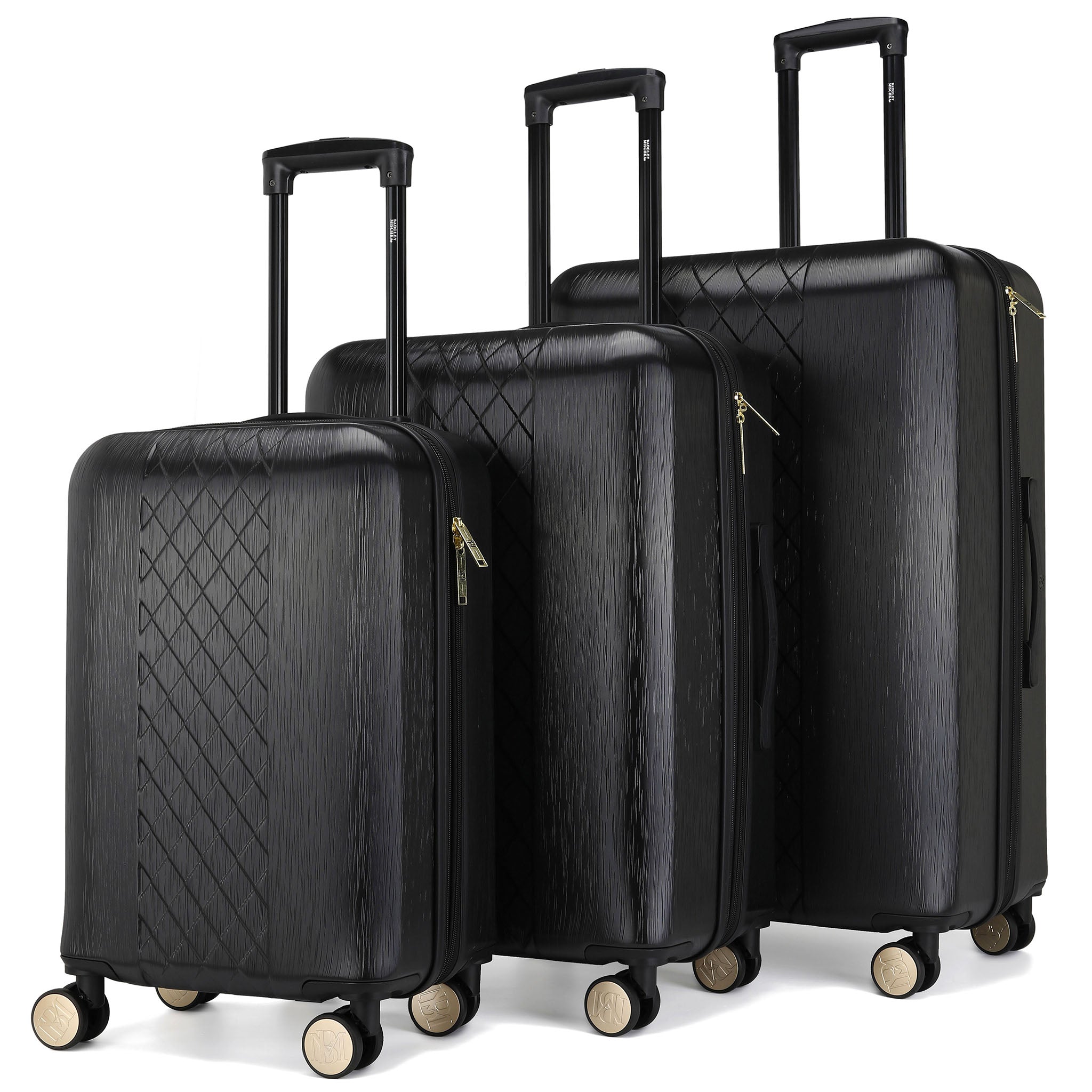 Diamond 3 Piece Expandable Chic Luggage Set - PCWLDASHRES