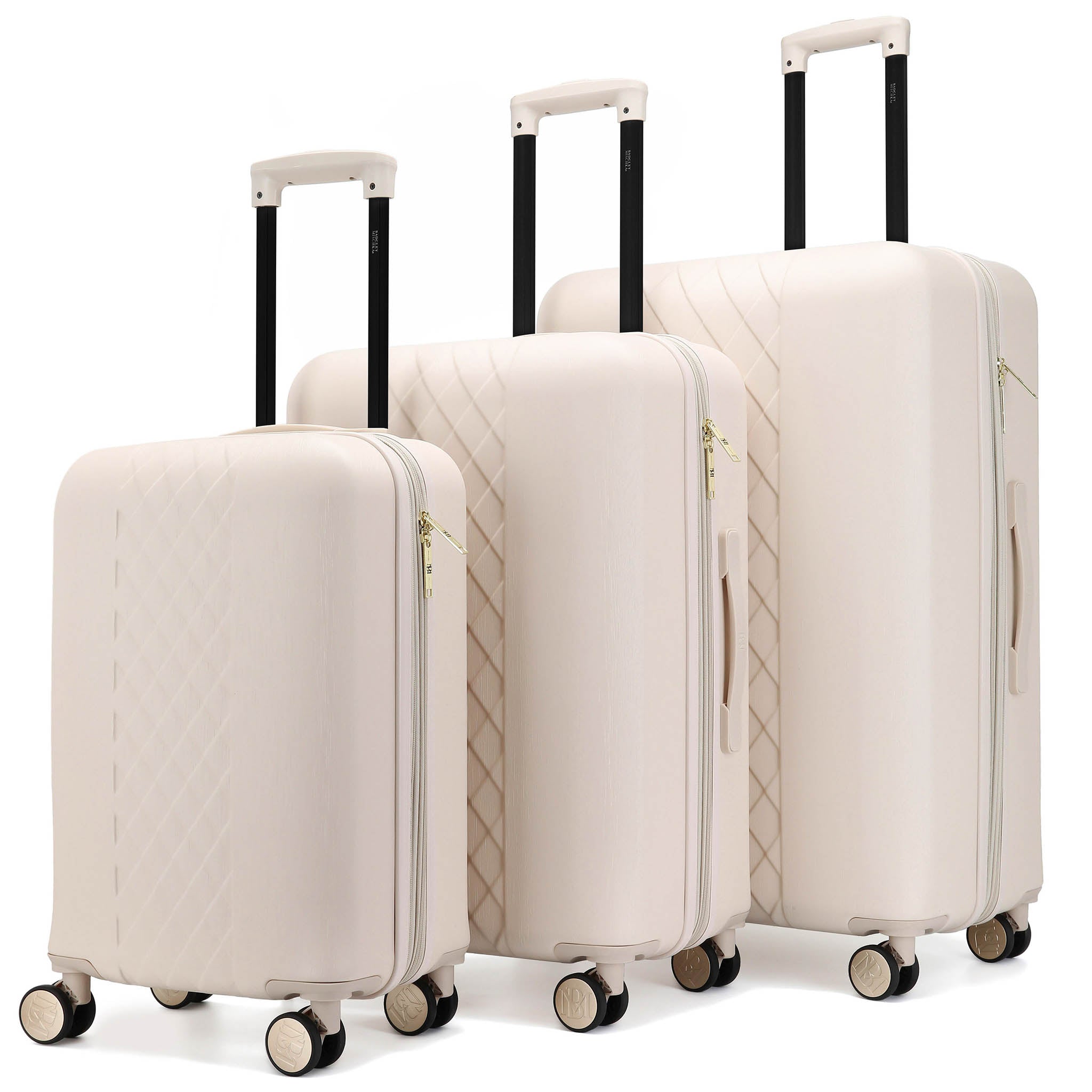 Diamond 3 Piece Expandable Chic Luggage Set - PCWLDASHRES
