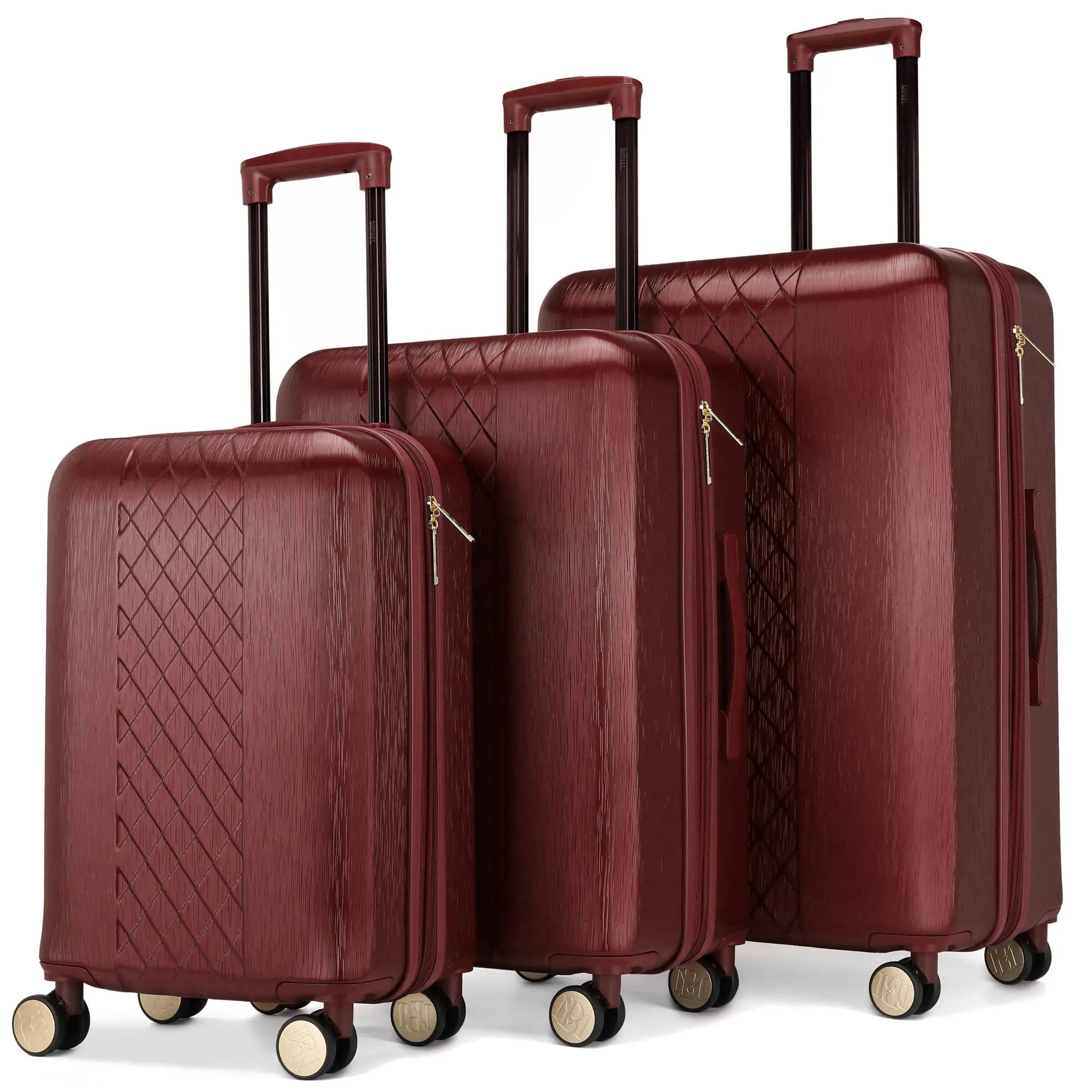 Diamond 3 Piece Expandable Chic Luggage Set - PCWLDASHRES