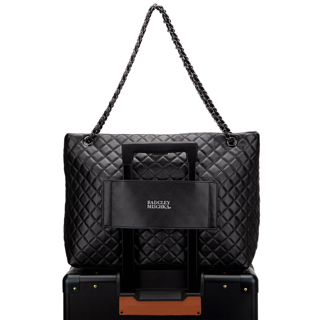 Diana XL Quilted Vegan Leather Weekender Tote Bag - PCWLDASHRES