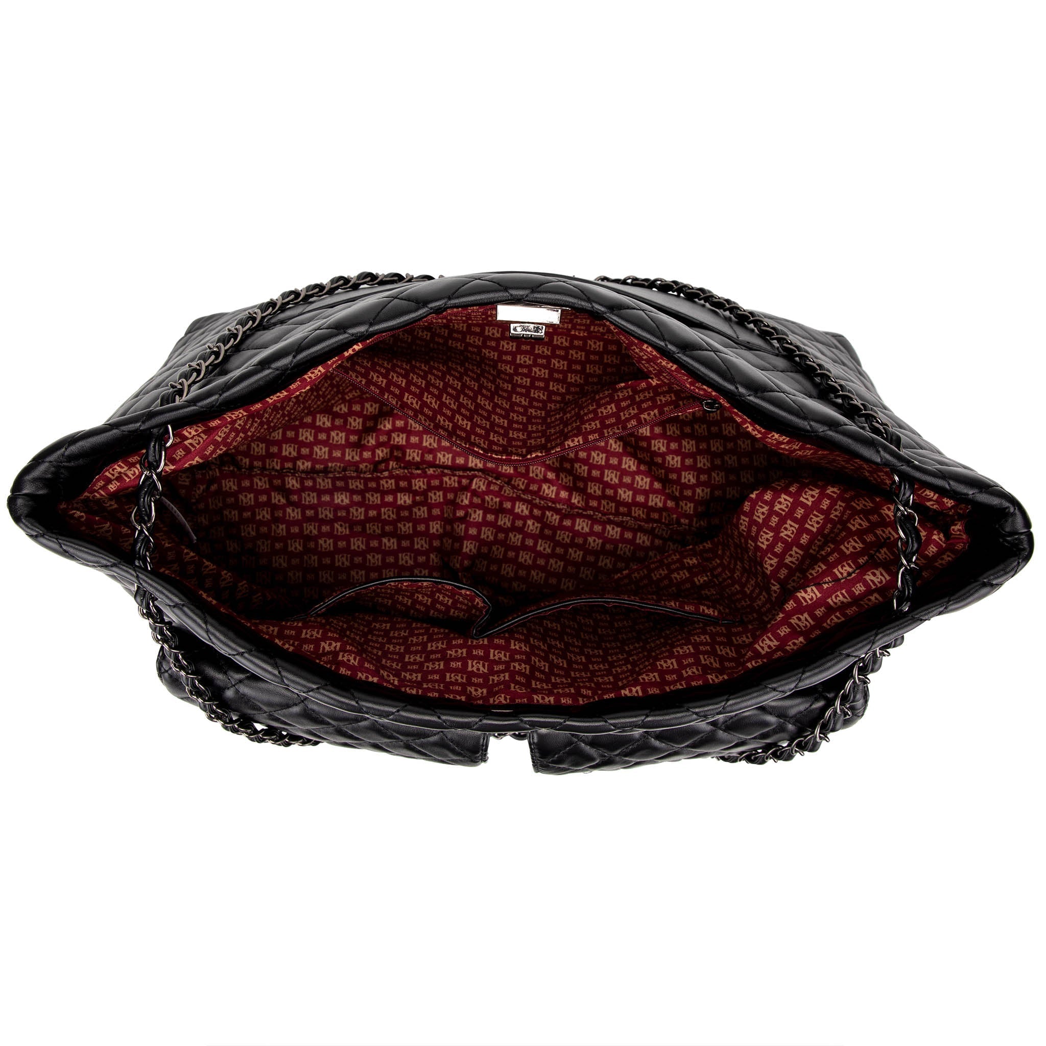 Diana XL Quilted Vegan Leather Weekender Tote Bag - PCWLDASHRES