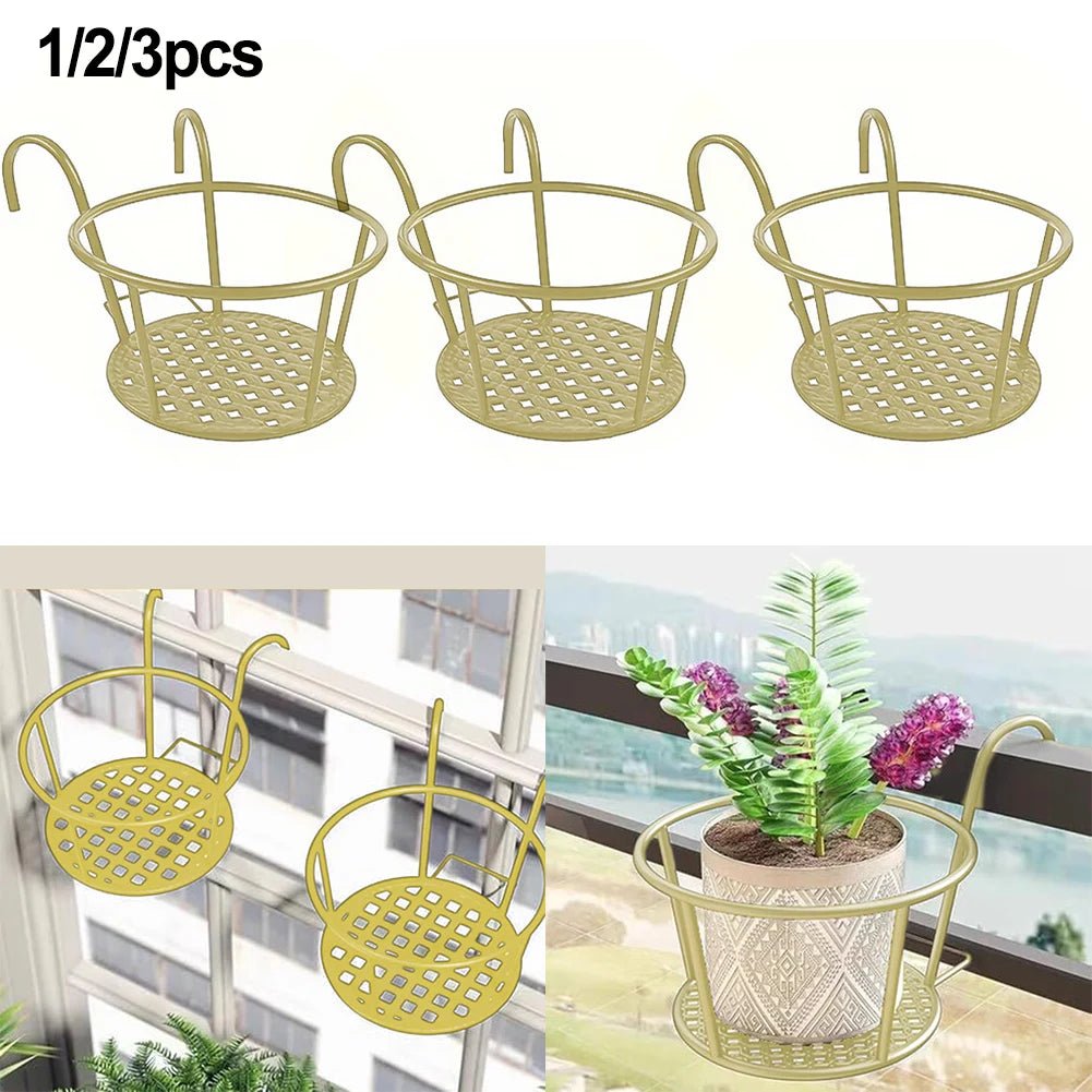 Dining Area Home Entrance 28*22*18cm Hanging Flower Pots Outdoor Plant Stands Elegant Circular Design Perfect Dimensions - PCWLDASHRES