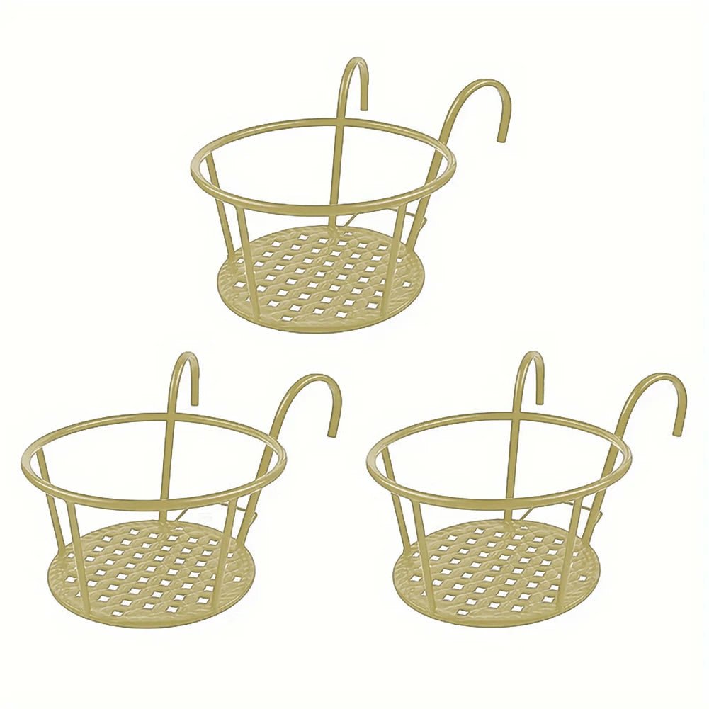 Dining Area Home Entrance 28*22*18cm Hanging Flower Pots Outdoor Plant Stands Elegant Circular Design Perfect Dimensions - PCWLDASHRES