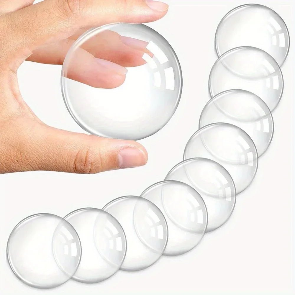 Door Knob Wall Shield Clear Soft Rubber Door Stopper Door Handle Bumper Mute Stickers Wall Protector Muffler Pad Protective Plug - PCWLDASHRES