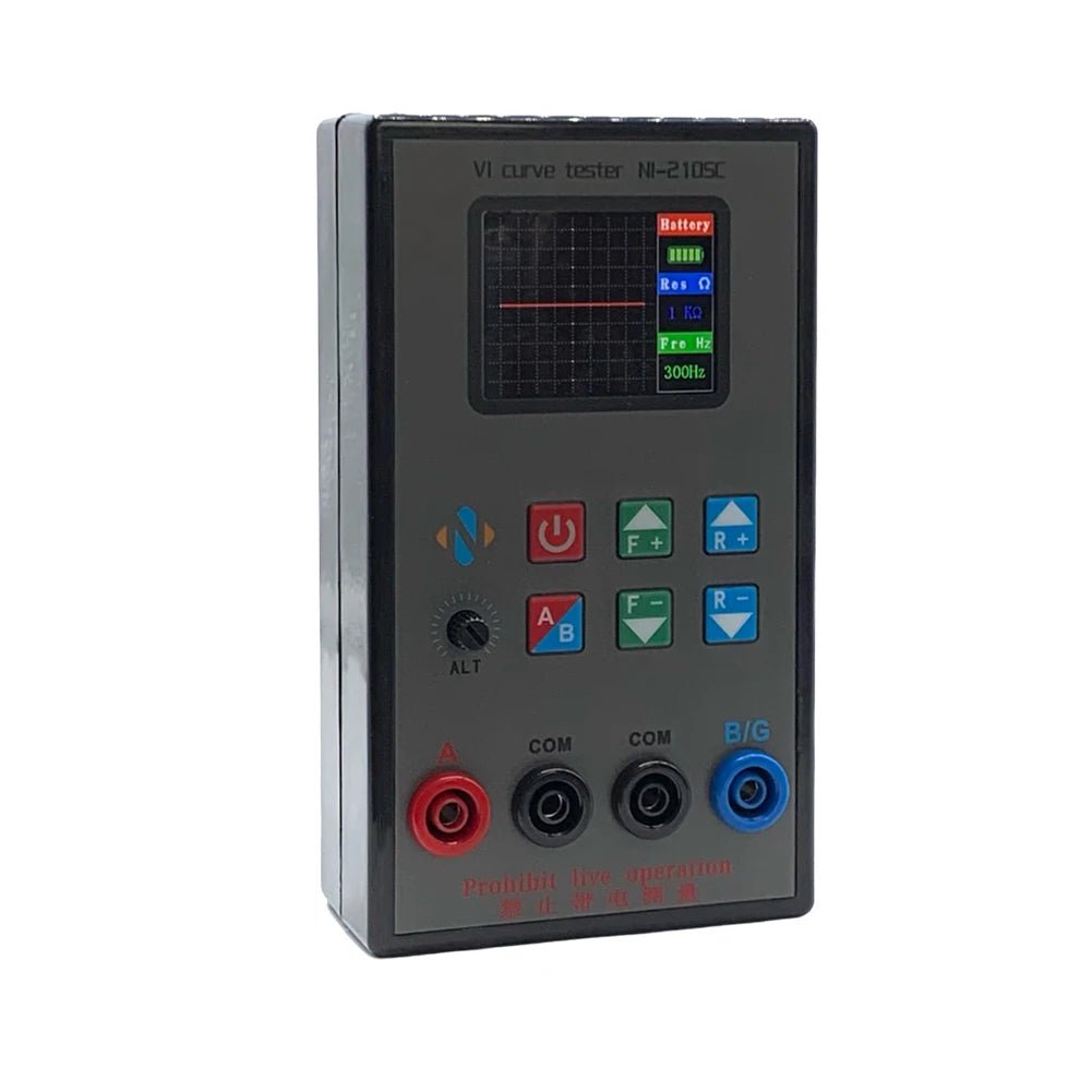 Dual - channel VI Curve Tester 18 Gear Frequency Adjustable Circuit Board Test Repair Tool with 2.0inch Screen ASA Tester 3000mAh - PCWLDASHRES