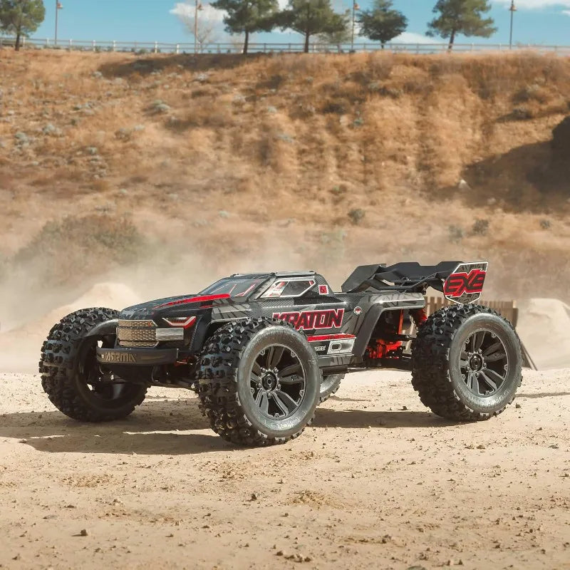 1:8 Kraton 6S EXB Ready To Run, Clipless Body, Basher Monster Truck RC Remote Controlled, Powerful And Stable With BrushleSS
