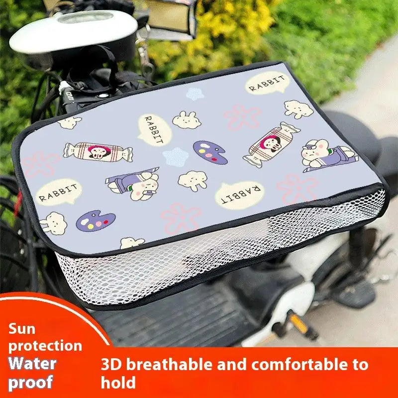 1 Pair Summer Sunscreen Heat Shading Gloves Electric Car Handlebar Cover Motorcycle Battery Car Hand Guard Cover