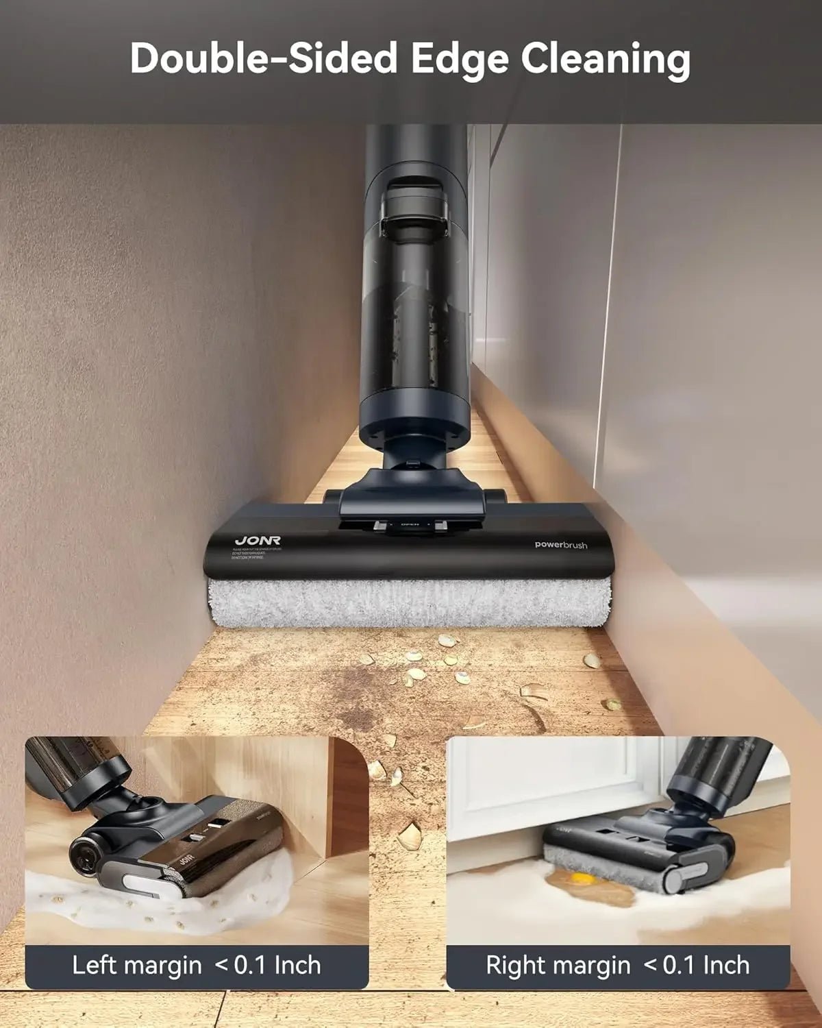 ED12 PRO Cordless Wet Dry Vacuum Cleaner, Vacuum Mop All - in - One with Hot Air Drying Self - cleaning, - PCWLDASHRES