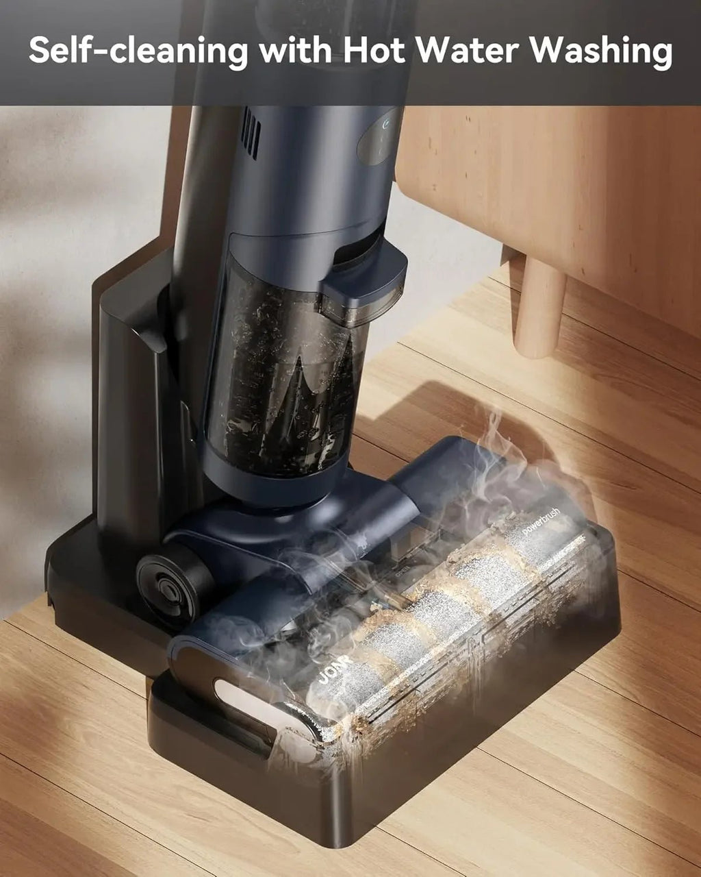 ED12 PRO Cordless Wet Dry Vacuum Cleaner, Vacuum Mop All - in - One with Hot Air Drying Self - cleaning, - PCWLDASHRES