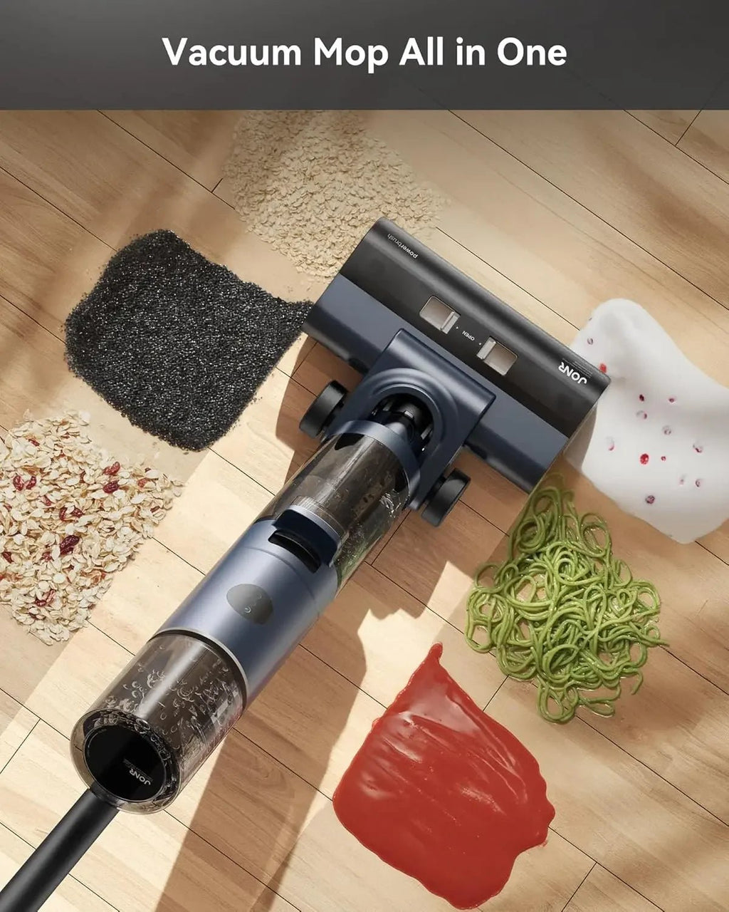 ED12 PRO Cordless Wet Dry Vacuum Cleaner, Vacuum Mop All - in - One with Hot Air Drying Self - cleaning, - PCWLDASHRES