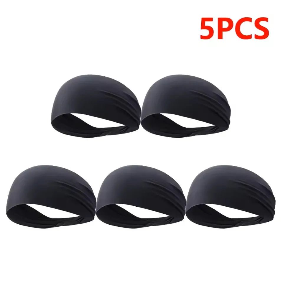 Elastic Sports Headbands Sweat Absorption Headdress Quick Dry Workout Headband Anti - slip Breathable Sweatbands for Yoga Running - PCWLDASHRES