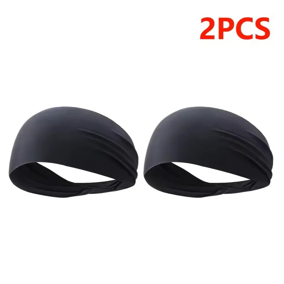 Elastic Sports Headbands Sweat Absorption Headdress Quick Dry Workout Headband Anti - slip Breathable Sweatbands for Yoga Running - PCWLDASHRES