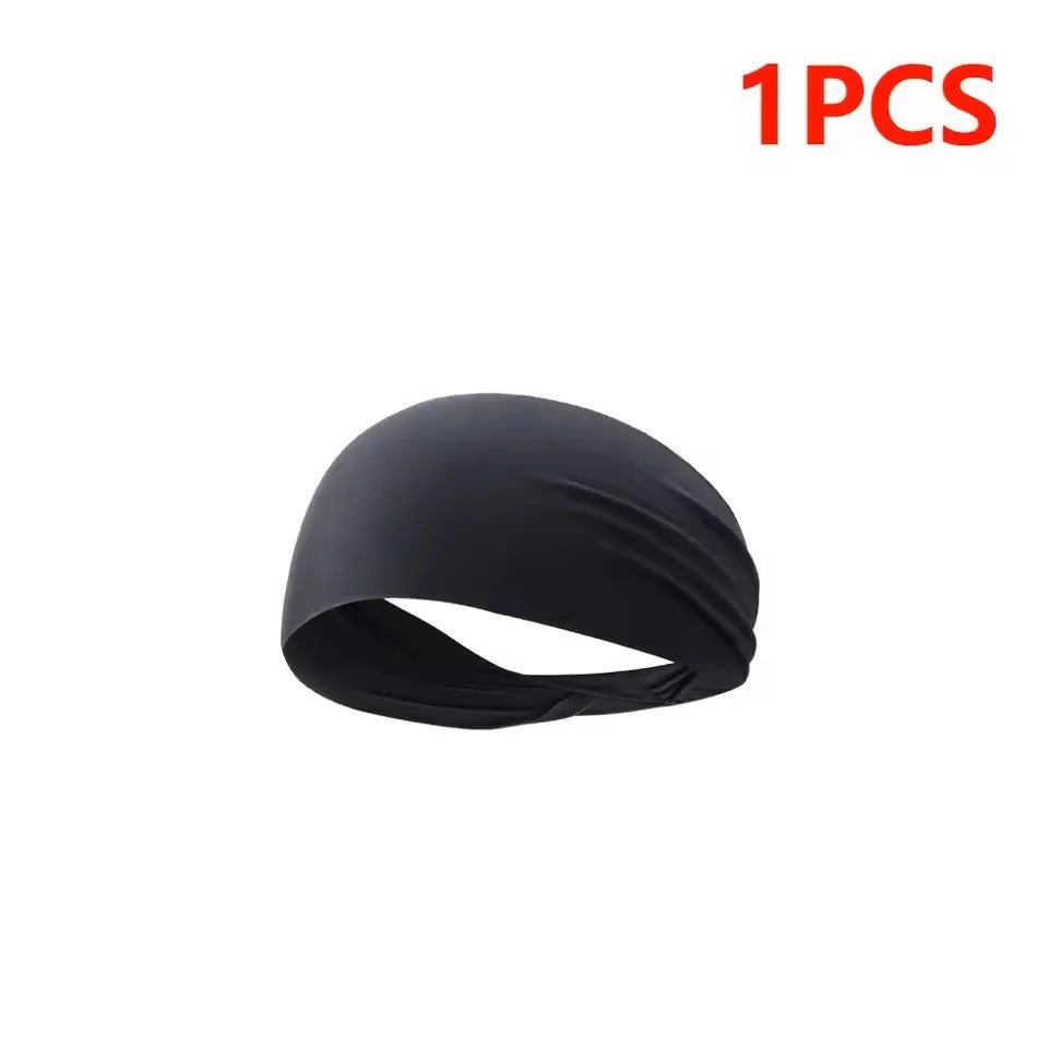 Elastic Sports Headbands Sweat Absorption Headdress Quick Dry Workout Headband Anti - slip Breathable Sweatbands for Yoga Running - PCWLDASHRES