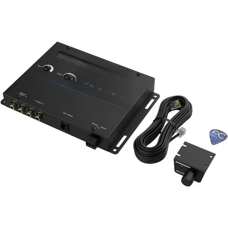 EPICENTER Digital Bass Restoration Control Processor, Car Audio Bass Booster Enhancer with Wired Remote Control (Black) - PCWLDASHRES