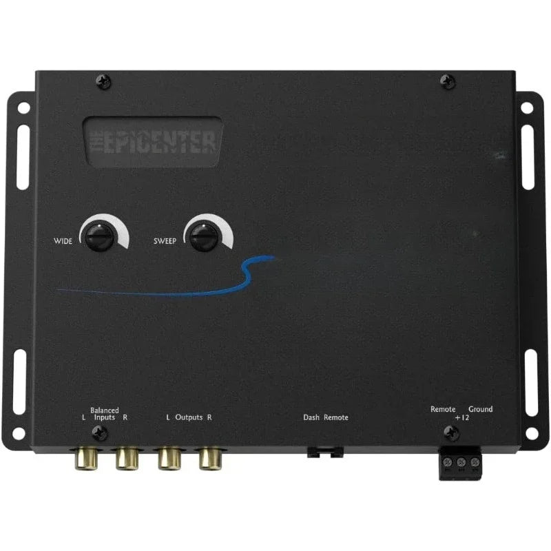 EPICENTER Digital Bass Restoration Control Processor, Car Audio Bass Booster Enhancer with Wired Remote Control (Black) - PCWLDASHRES