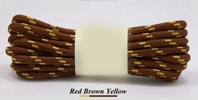 1Pair Outdoor Shoelaces Sports Round Shoes Lace Hiking Slip Rope Laces Sneakers Boots Shoelace 100/120/140/160cm Strings