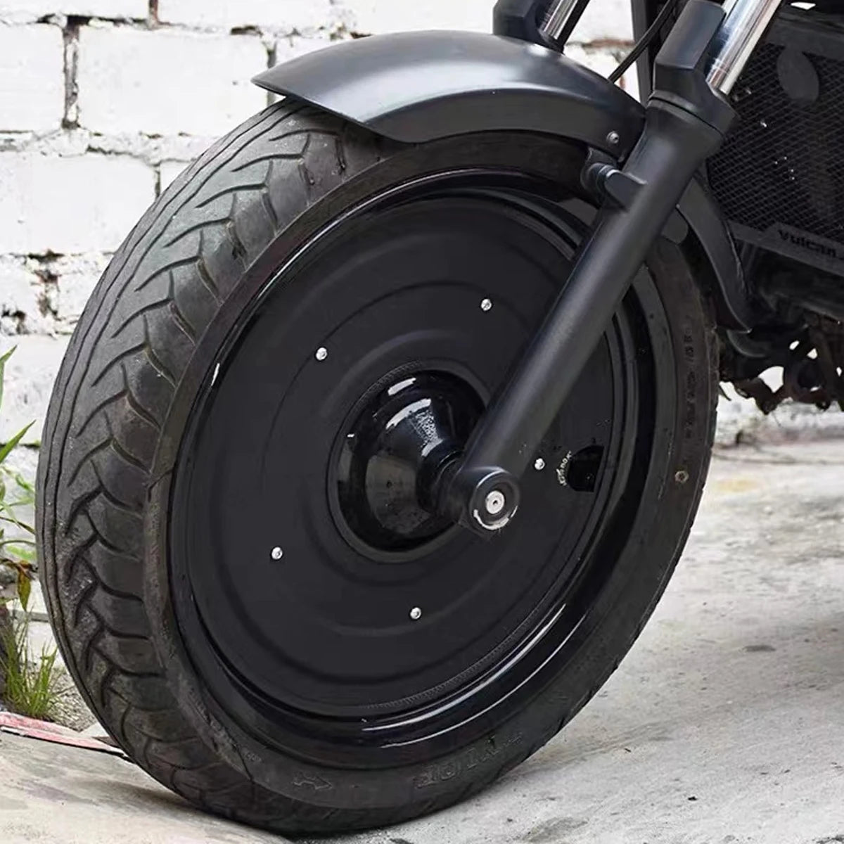 Fit For Kawasaki VN650 Vulcans 650 S650 Motorcycle Closed Wheel Hub Cover Metal Front and Rear Wheel Decorative Cover Accessorie - PCWLDASHRES